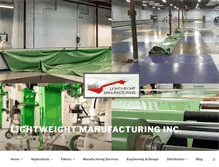 Tablet Screenshot of lightweightmanufacturing.com